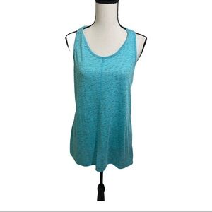 Athleta tank top racer back blue black Size X-Large
